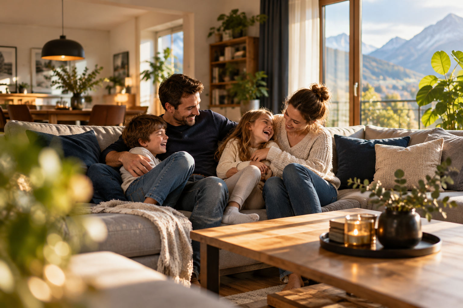 Familie im Alltag