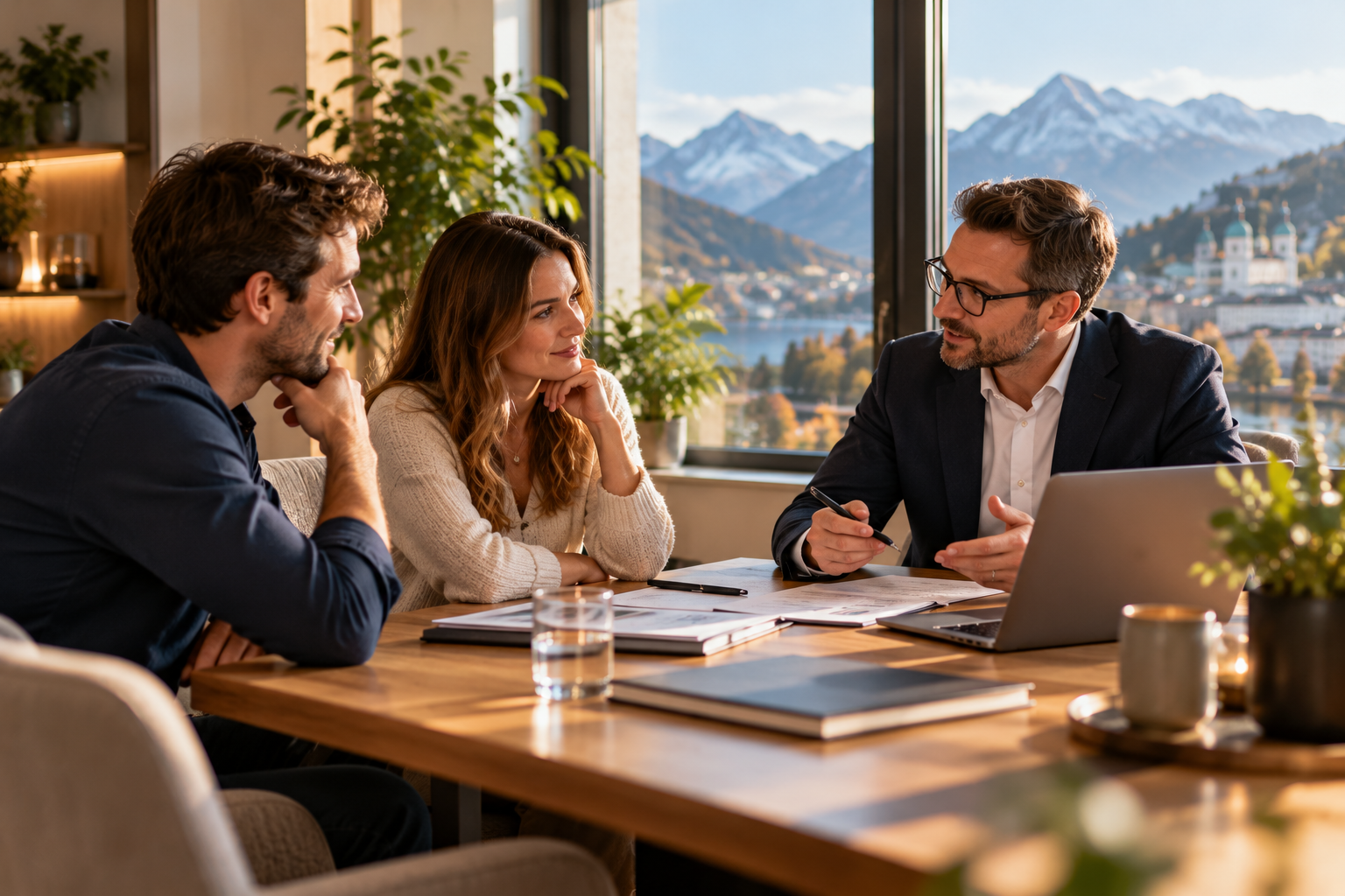 Professionelles Beratungsgespräch im Unternehmen